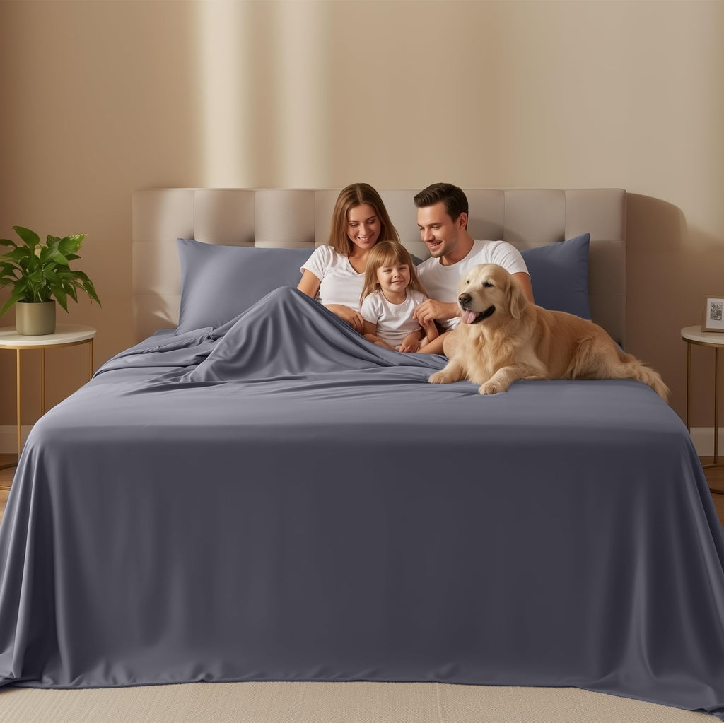 Utopia Bedding Queen Size Sheet Set – 4 Piece Bed Sheets, Soft and Breathable Microfiber