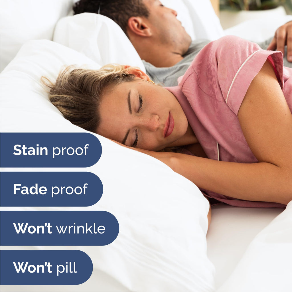 Queen Size 4 Piece Sheet Set - Comfy Breathable & Cooling Bed Sheets Set