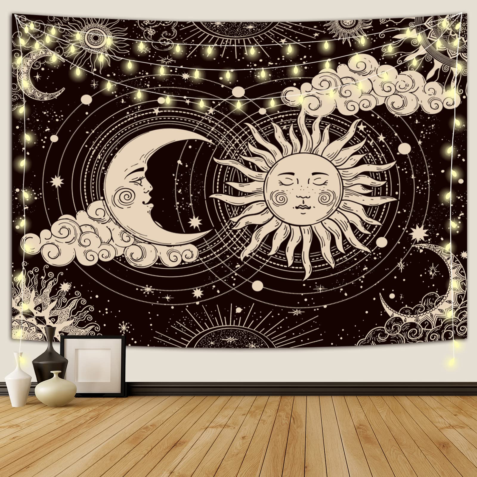 Wonrizon Sun and Moon Tapestry