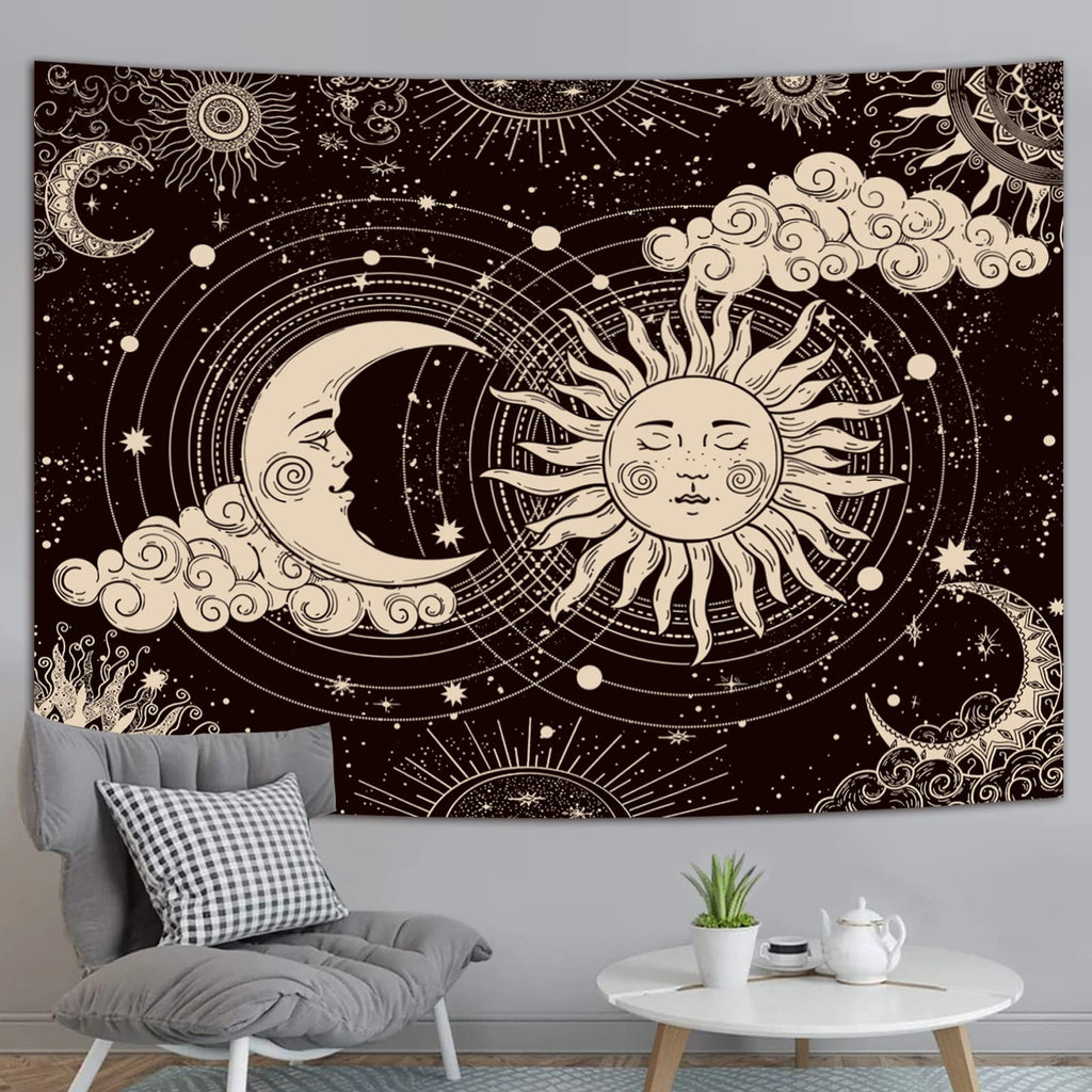 Wonrizon Sun and Moon Tapestry