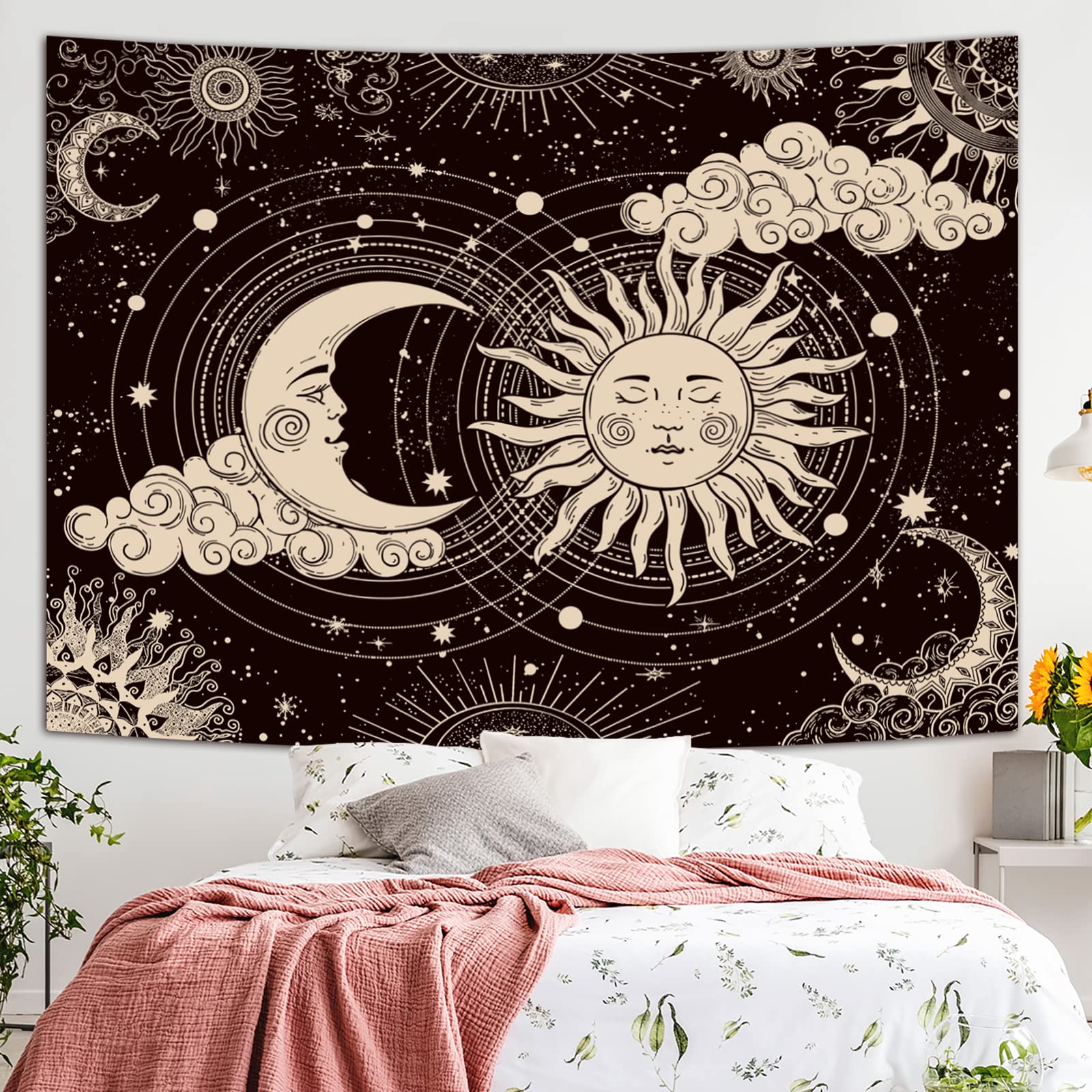 Wonrizon Sun and Moon Tapestry