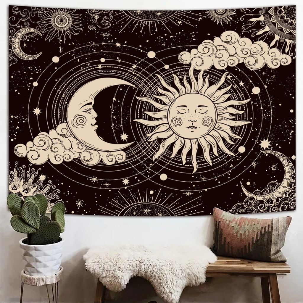 Wonrizon Sun and Moon Tapestry