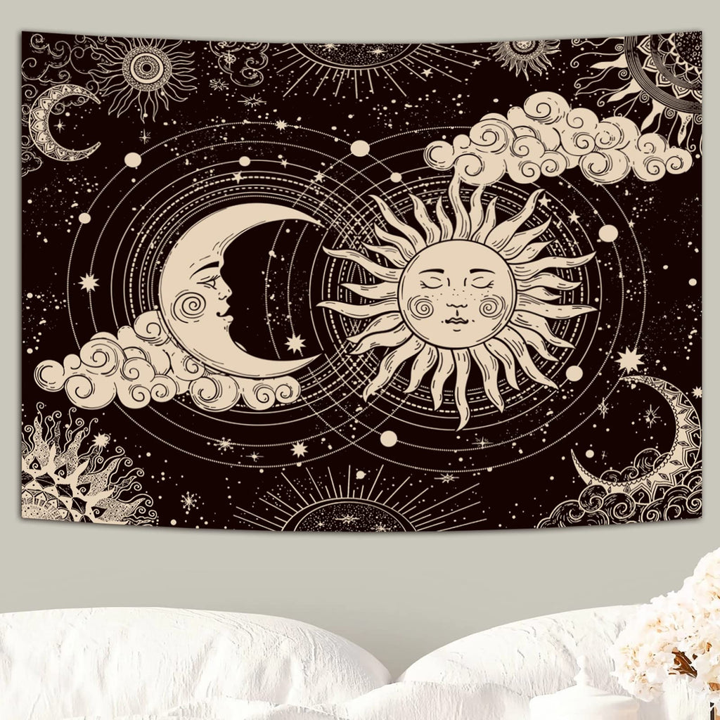 Wonrizon Sun and Moon Tapestry