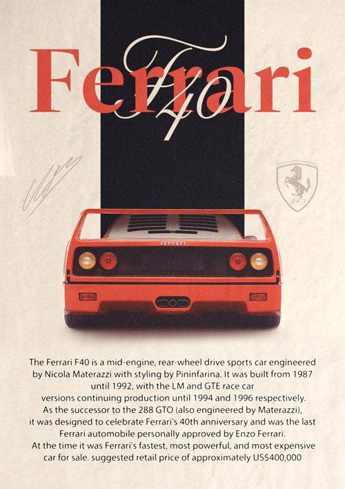 Vintage Sports Car Poster Canvas Painting Posters