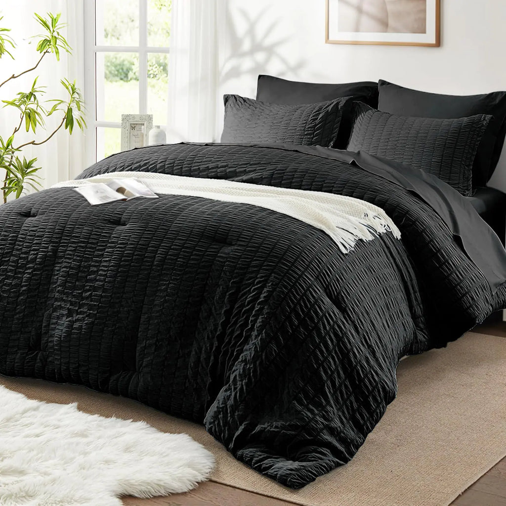 SunStyle Home King Comforter Set 7 Pieces